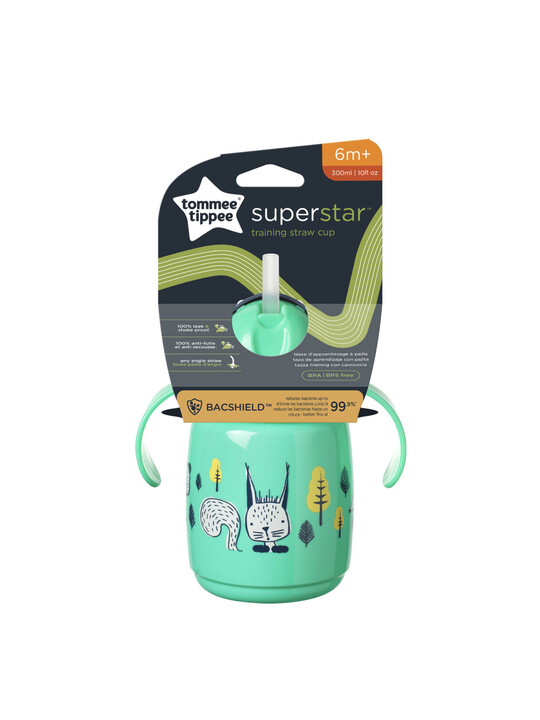 Tommee Tippee Superstar Sippee Training Bottle Green - 300ml ( 6+ months) image number 1